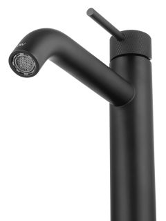 Смеситель для раковины Wonzon & Woghand WW-H1062-MB чёрный матовый